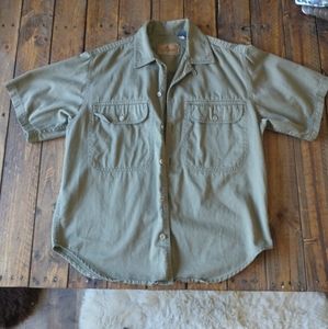Vintage 90s Lizwear Khaki Button Up